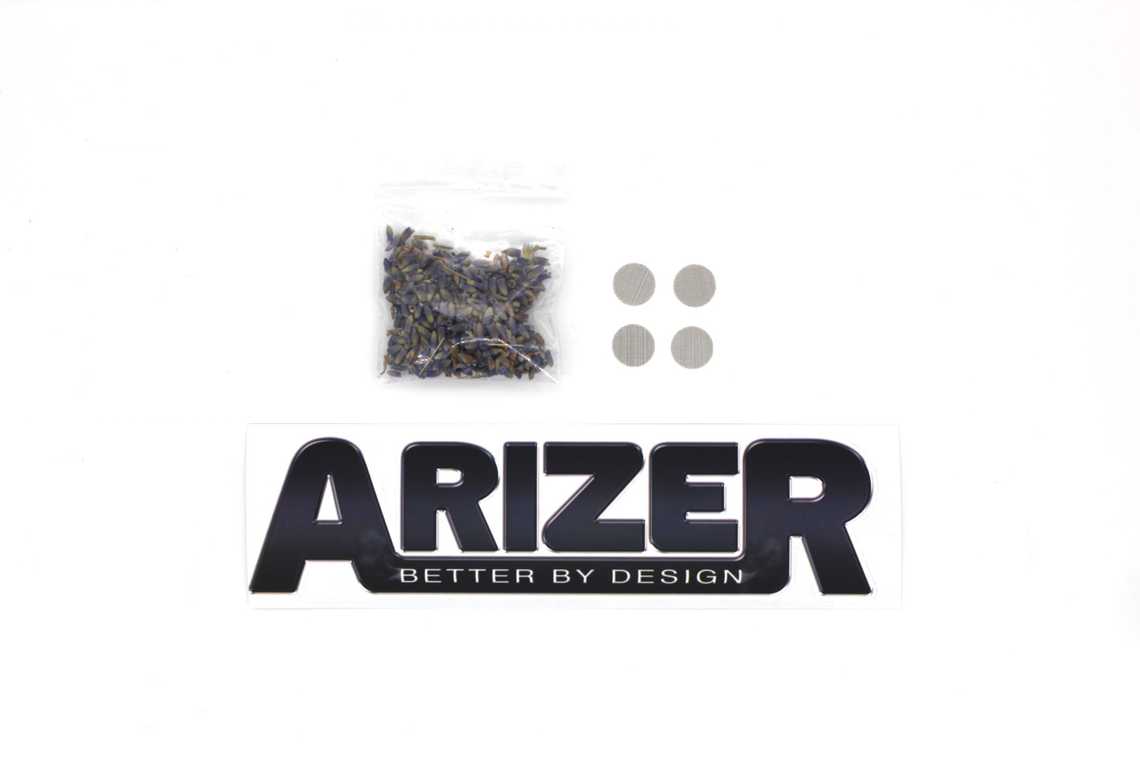 Arizer Lawendel Filter Aufkleber